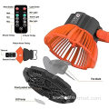 USB Rechargeable Camping Fan with LED Lantern